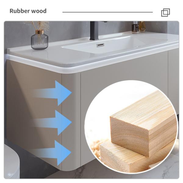 waterproof Slate Bathroom Vanity With Sink And Mirror 42 Inch