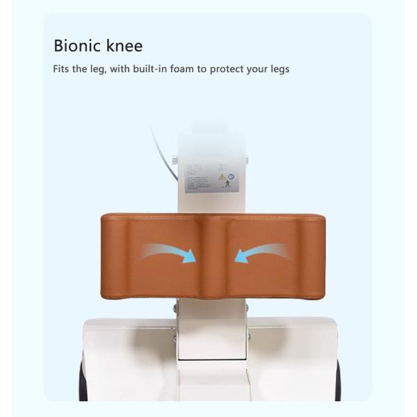 Chaise d'infirmière pliante multifonctionnelle avec hauteur et accoudoirs réglables