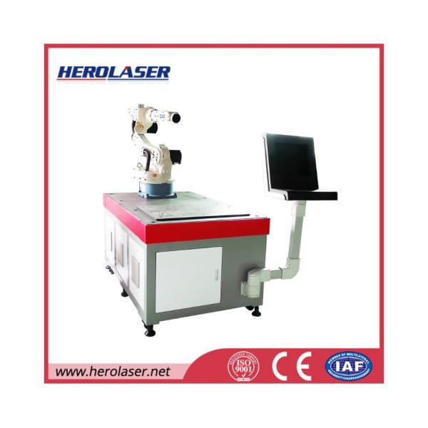 Purple Horn Equipment 1.4m Robot Laser Welding Machine , Robotic Welding Systems
