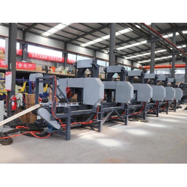 Multiple Heads Horizontal Resaw Bandsaw 700mm Saw Wheel Diameter