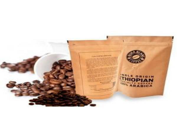 Plastic Zipper Lock Bags Custom Printing Coffee Bag Matte Solvent Free Lamination