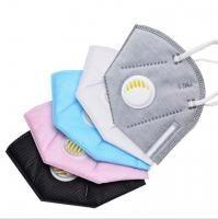 Comfortable N95 Pollution Mask Folded Adjustable Nose Clip High Strength Design