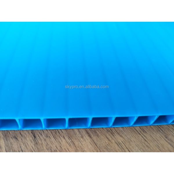 UV-proof Recyclable Waterproof Plastic Sheet Corrugated PP Sheet for Industrial Packaging