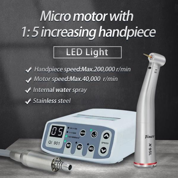 Equipamentos de laboratório odontológico 110 V 220 V Motor elétrico com peça de mão 1:5