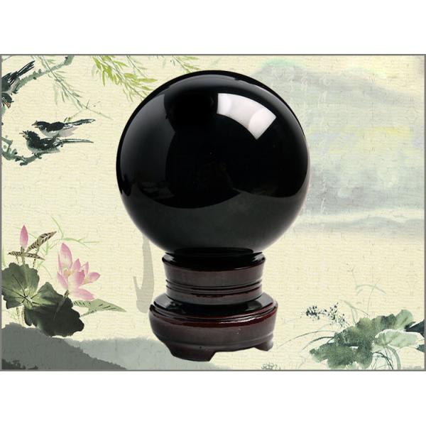 Natural Black Obsidian Sphere Healing Stone with Ball Globe Properties Large Crystal Ball