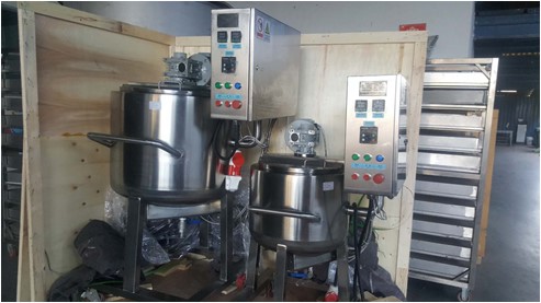 150L Cosmetic Mixing Tank For Cosmetic Cream Lotion And Gel Product