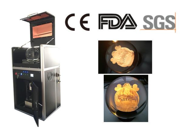 Single Phase 3D Laser Engraving Machine for 200mm Max Diameter Crystal Balls