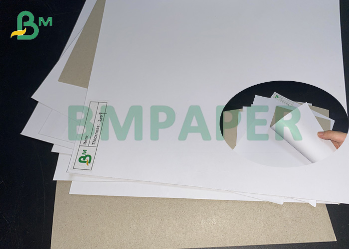 coated paper duplex board with grey back доска бумаги с покрытием 250gsm 300gsm двухшпиндельная с серым задним листом крена