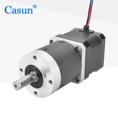 Motor deslizante do Nema 17 bipolares com CE RoHS do motor deslizante de Casun da caixa de engrenagens
