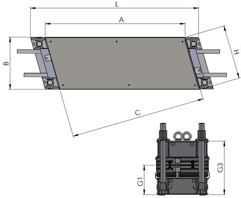 Фонмар Э-КОМП 1400×500 ДСЛК 3643 36
