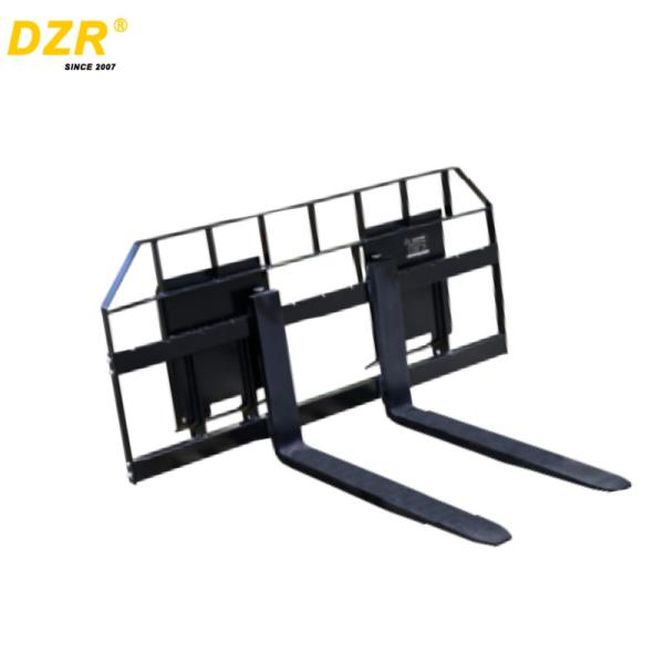 Light Duty Skid Steer Pallet Forks 320mm Length For Excavator Undercarriage Parts