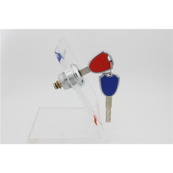 Wardrob Disc Tumbler Cylinder Cam Lock  Chrome Plated CCW 90 Degree