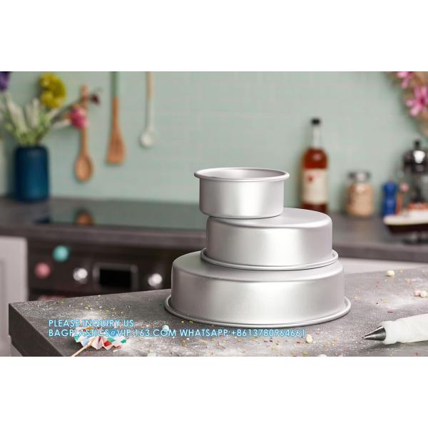 Factory Oem Original Cake Molds Baking Tools Cake Pans set Aluminum Round Cake Pans, 3-Piece Set with 8-Inch, 6-Inch