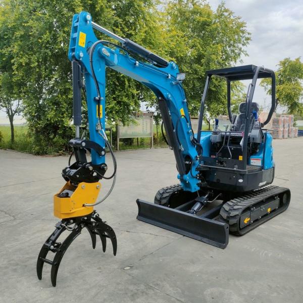 Adjustable Speed Mini Crawler Excavator 3.5 Tonne Mini Digger For Garden