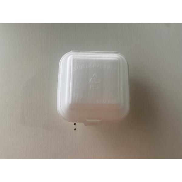 Disposable Compostable Biodegradable Corrugated PLA Pack Burger Paper Packaging Hamburger Box
