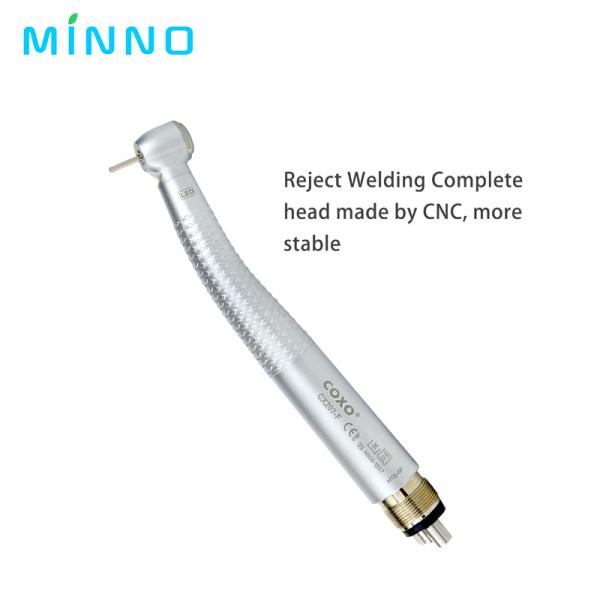 300000rpm Coxo High Speed Handpiece 4 Hole LED Dental Handpiece With 3 Way Spray