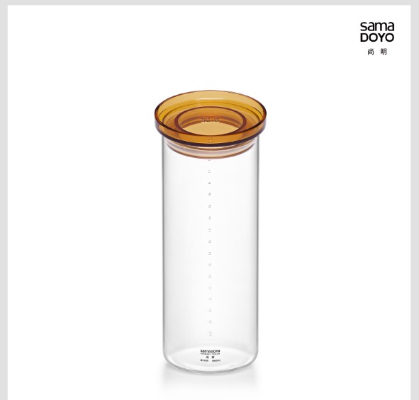 Custom Air Tight Tea Leaves Glass Bamboo Containers Canister Heat Resistant