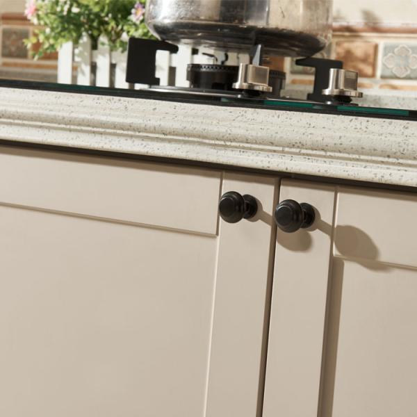 18mm Modern Kitchen Cupboard MDF Melamine Door Flat Edge