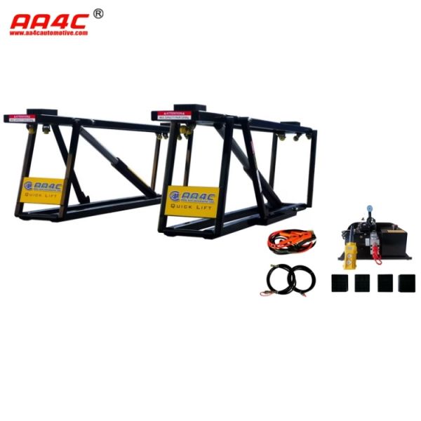 AA4C QUICK LIFT Heavy-Duty Portable Car Lift – 3200KG AC/DC Dual Power Mobile for Rescue & Car Wash  L850HL