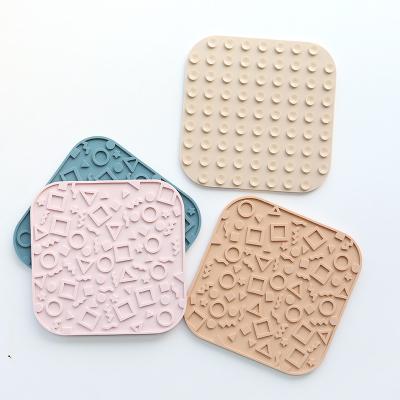 PAISEN Custom Silicone Pet Dog Lick Pad Mat Easy-to-Clean Suction Cups for Healthy Feeding of Dogs Cats Pet Bowls Feeders