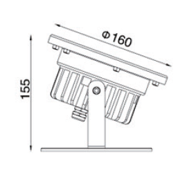 Waterproof IP68 RGB LED Pool Light Die cast Stainless Steel housing
