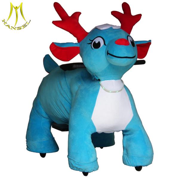 Hansel animal joy bike from china and motorized animals for sale with plush motorized animals from china