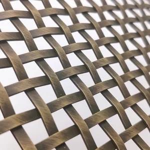 Stainless Steel Crimped Woven Wire Mesh for Architectural Facades