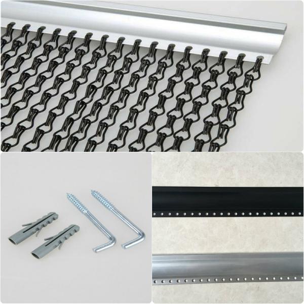 Amazing 1.6 mm Aluminum Chain Links Decorative Metal Curtains