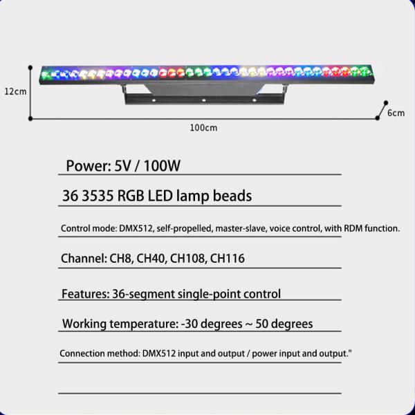 2025 hot sells led wash lights 36 5w wash wall light led wash stage light