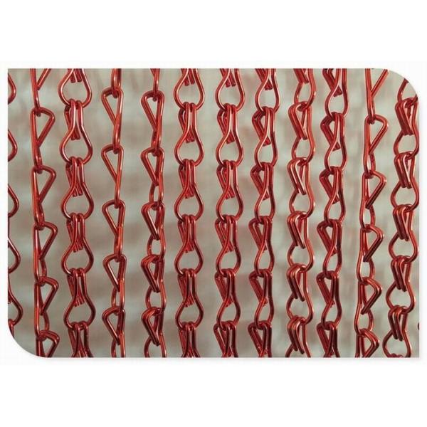 Hand Made Decoration Fly Screen Chain Curtain Easy Fix / Clean For Commercial Places