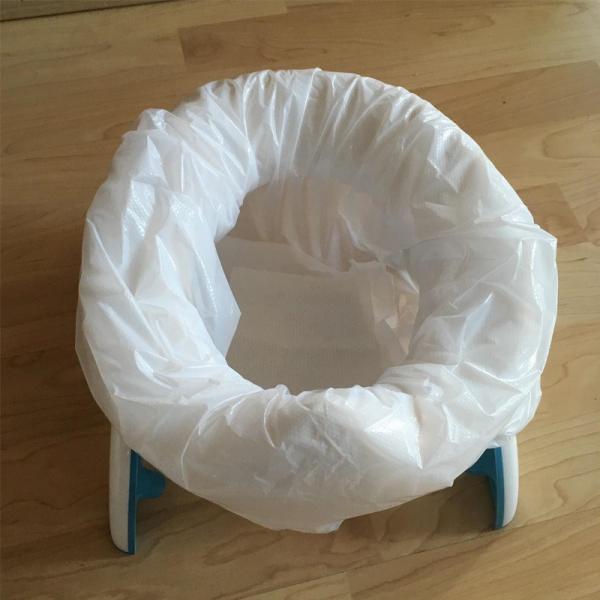 Customized Drawstring Disposable Potty Liners Travel Potty Refill Bags Fit Baby Adult