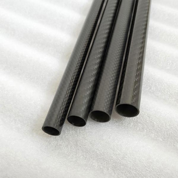 32mm Carbon Fiber Round Tube Matt Surface Anti Vibration