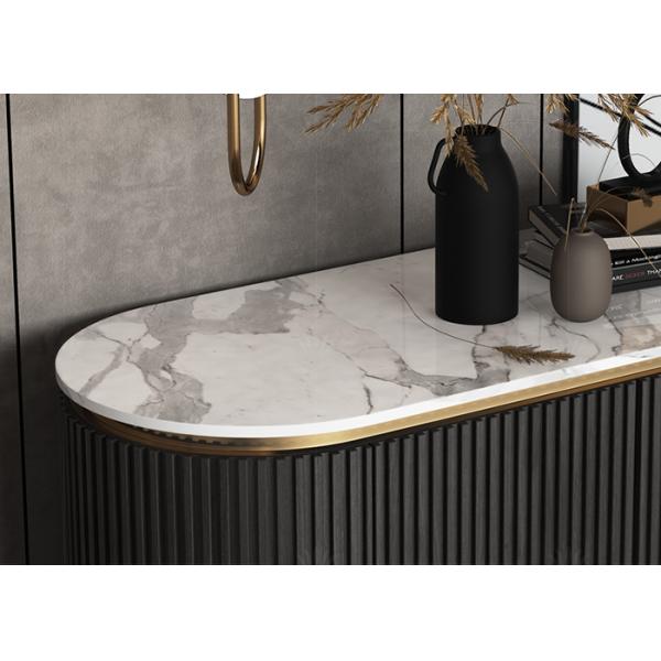 Simple Living Room TV Unit Matching Coffee Table