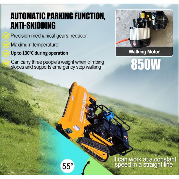 Zero Turn All Terrain 800/1200mm CE EPA Gasoline Engine 4-Stroke Cordless Remote Control Robot Rotary Blade Lawn Mower