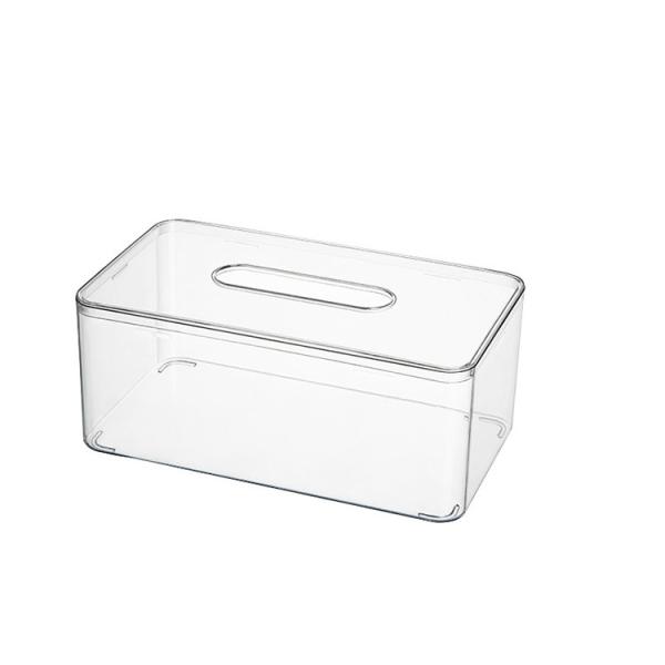 Rectangle Clear Kleenex Holder Clear Acrylic Tissue Box Cover Organization