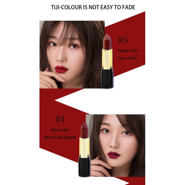 Жидкостная продолжительная штейновая губная помада, сильно пигментированная губная помада водоустойчивое 40г