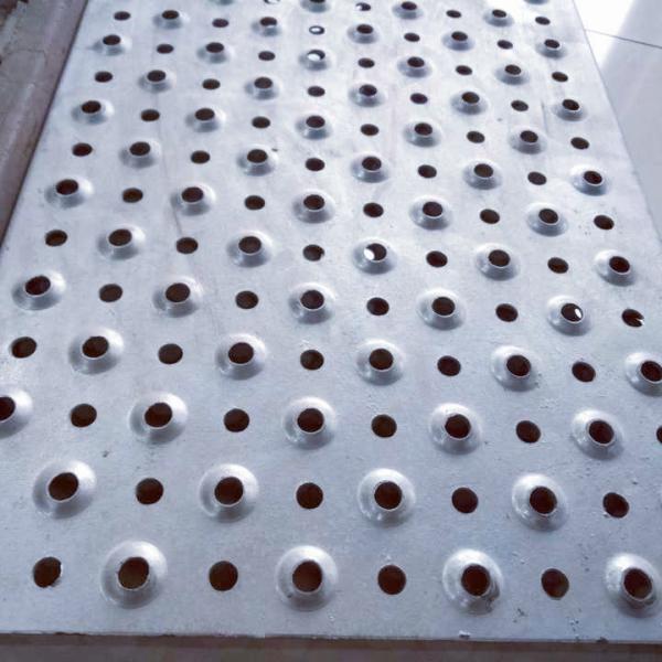 Q235 Carbon Steel Perforated Grip Strut Grating 2MM-3MM