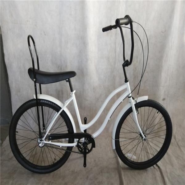 26 Inch 3 Speed Adult Classic Lowrider Bike Beach Cruiser Bicycle with 1.8m Length