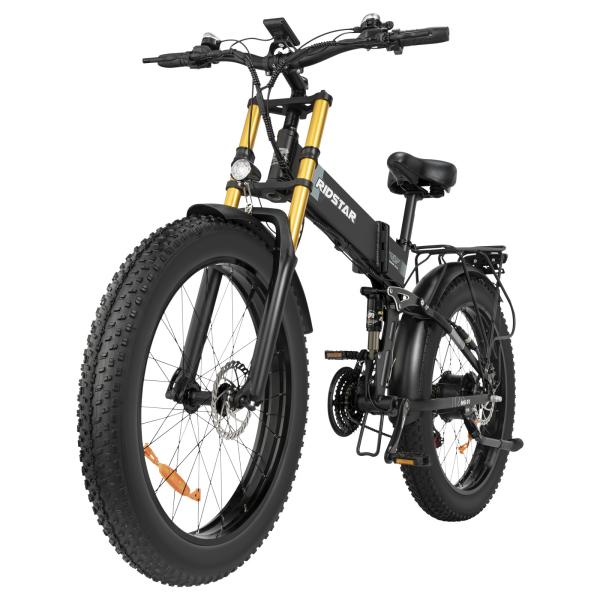 Folding 26 Inch Electric Bike 1000watt 14AH/48V Customizable Color