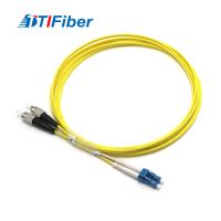 Duplex Singlemode amarelo do cabo de remendo da fibra ótica de TTIFiber FC-LC