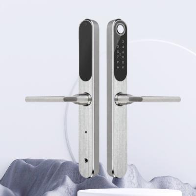 Electronic Fingerprint Sliding Door Lock A9 Keyless Handle for 30-75MM Door Thickness
