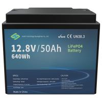 Hertz 1250 12,8V 50Ah Bateria de Fósforo de Lítio para Sistemas Solares com Longa Vida Cycle e Proteção IP65