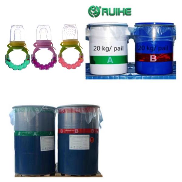 Food Grade Transparent Liquid Silicone Rubber 1000-100000 Cps Viscosity -60℃ To 200℃ Temperature Resistance