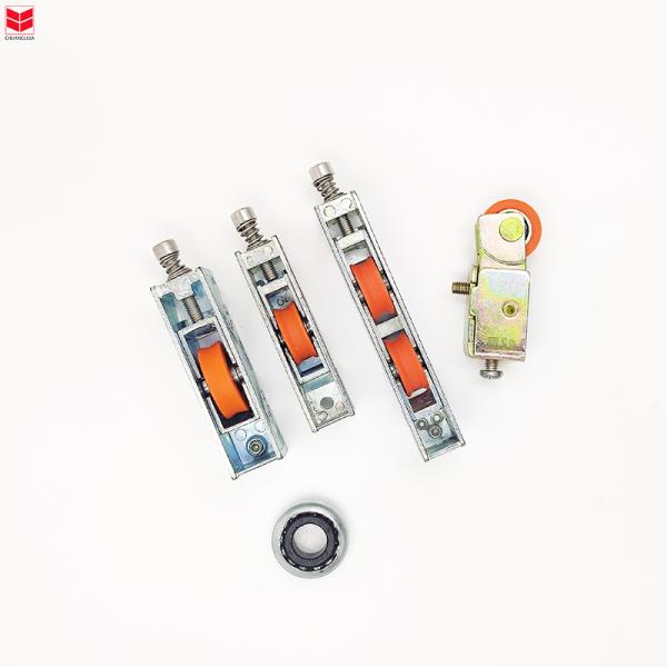 UPVC Sliding Door Window Roller Double Wheels Modern Stainless Steel For Smooth Sliding