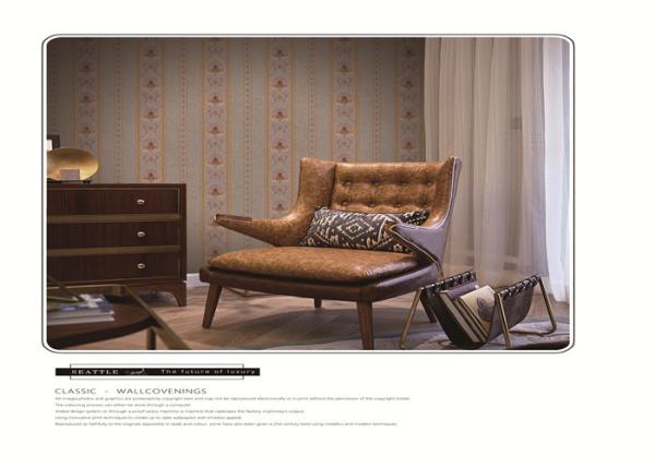2018 new PVC waterproof PVC Wallpaper W home decoration Italy style
