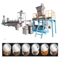 Alimentation de flottement de vis jumelle faisant le granule de nourriture pour poissons de chiot de machine faisant la machine