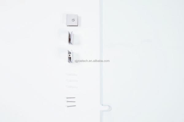 Elegante design de vidro temperado Screen chuveiro para banheiro sala de estar porta fixa chuveiro