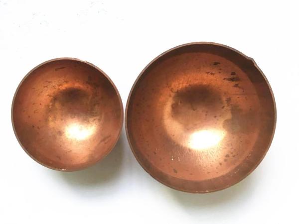 hemisfério de cobre puro oco 100mm 120mm 200mm da meia esfera de 150mm 300
