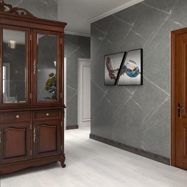 Venda Quente PVC Plástico SPC Painéis de Parede Interior Impermeável de mármore Banheiro Painel de Parede Para Quartos Molhados