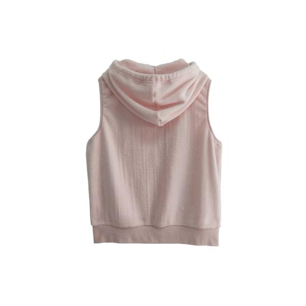 Custom Woman Hoodie Soft Hand Feel Women Zipper Hoodie 240gsm Coral Velvet Vest Hoodies